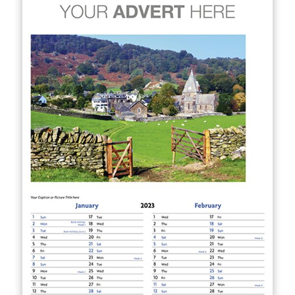 Bespoke Wall Calendar Thumbnail
